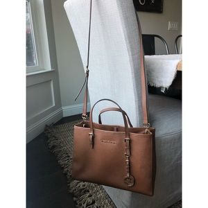Michael Kors leather shoulder/cross body bag